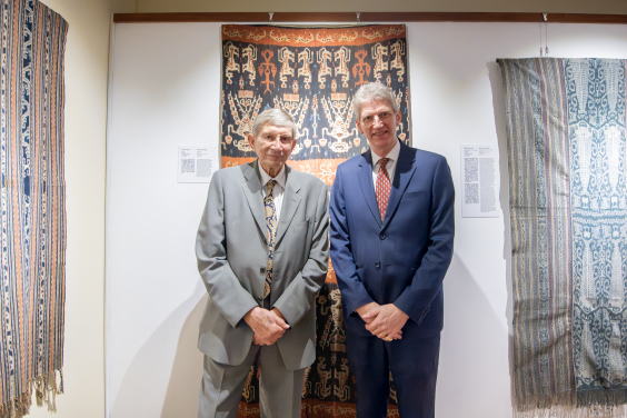 Officiating guests included the collector and author Dr Peter ten Hoopen, and UMAG Director Dr Florian Knothe. (from left to right).